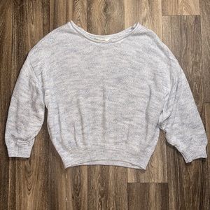 Blue & White Knit Sweater